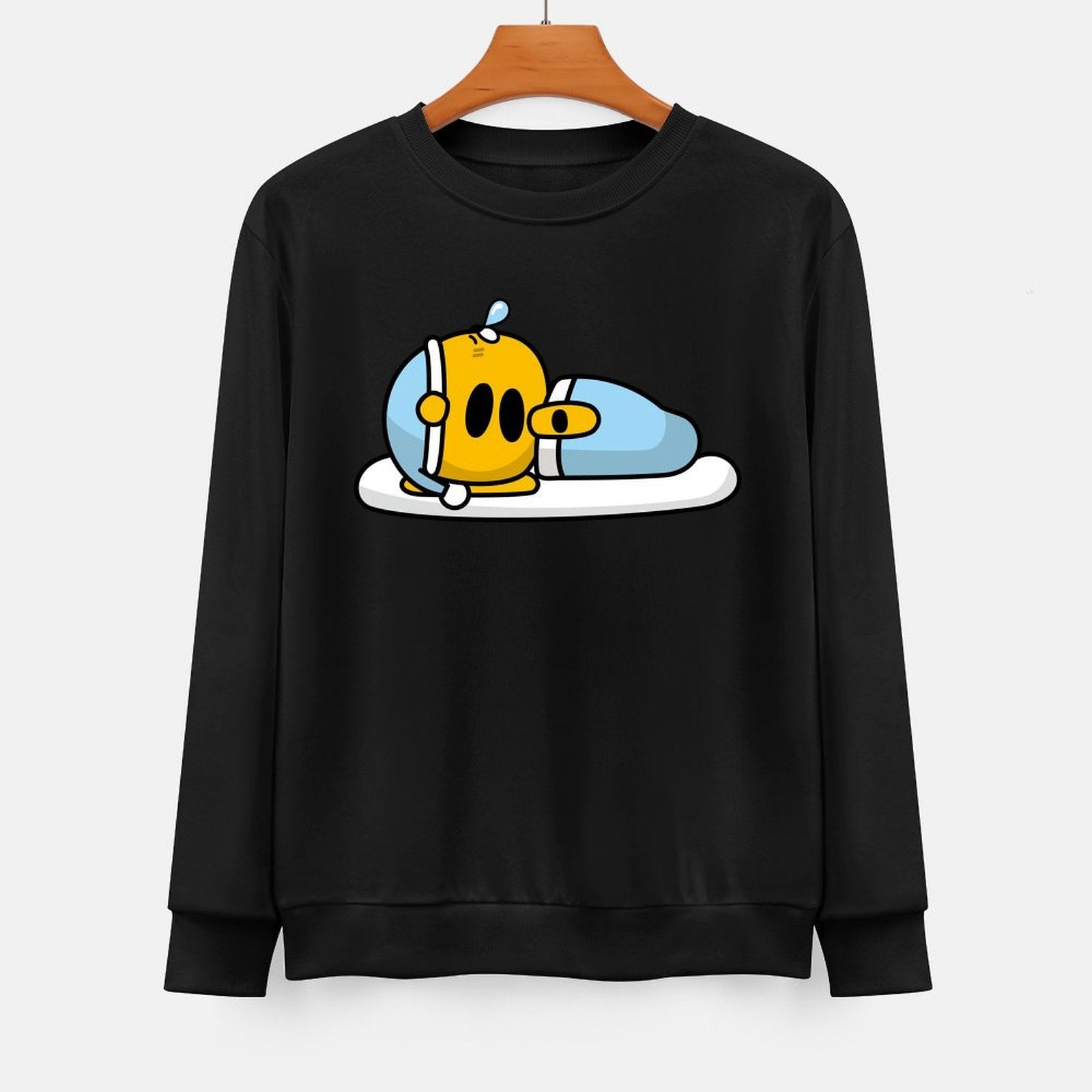 Front Patterned Long Sleeve TopVintage ComfortSeries